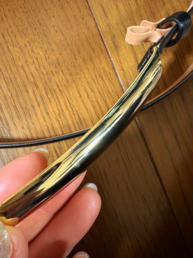 【新品未使用】アトリエアンボワーズ ベルト　ブラック　フリーサイズ