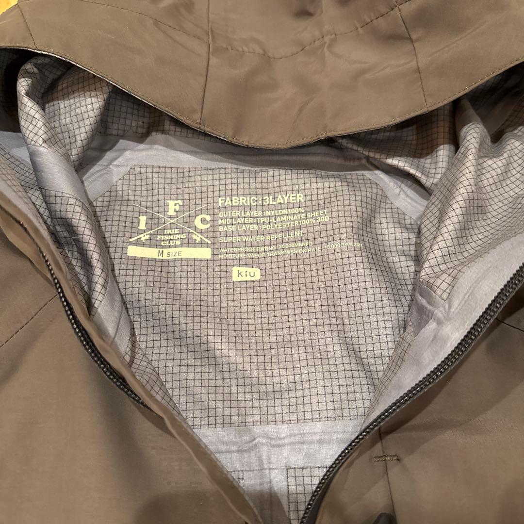 IRIE FISHING CLUB x kiu レインウェア　Mサイズ