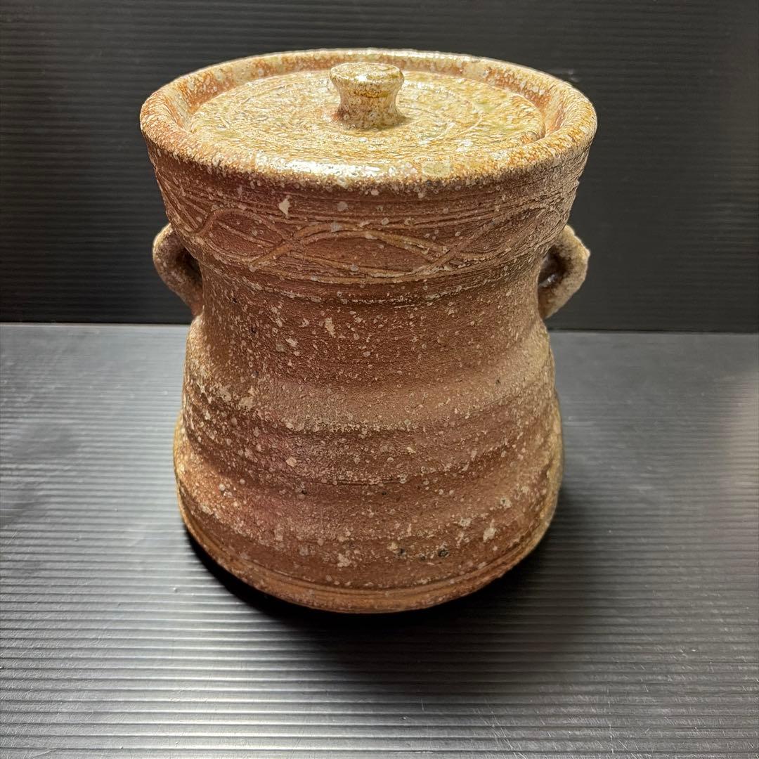 茶道具 信楽焼 代一 陶器 水差し 木箱付き 工芸品 骨董品 和物