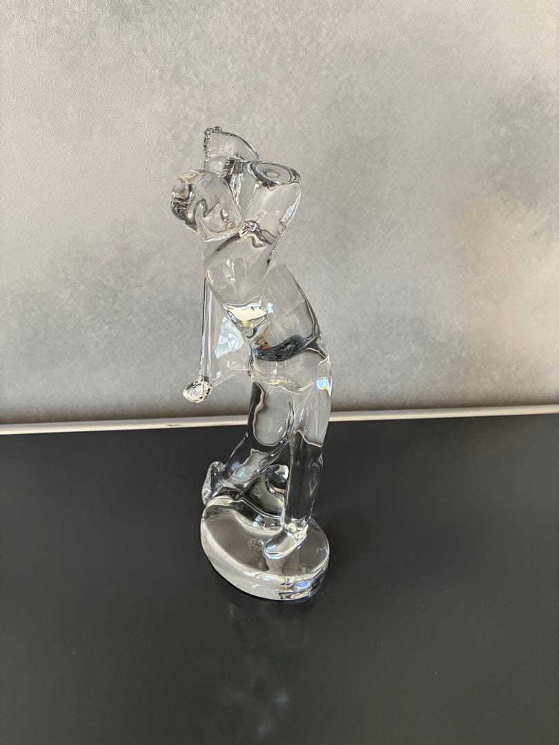 【長期保管品】Baccarat クリスタルトロフィー ゴルフ