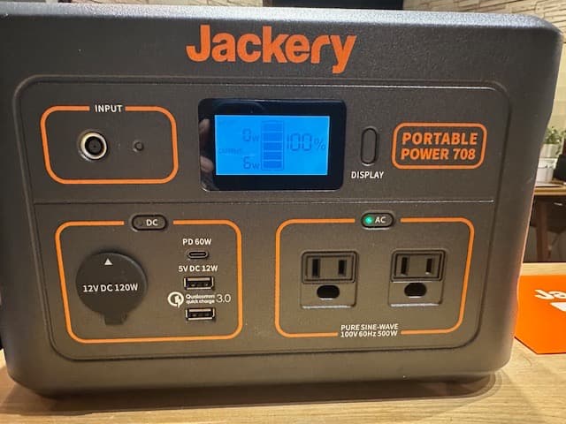 定番ポタ電！【美品】 Jackery PTB071 708