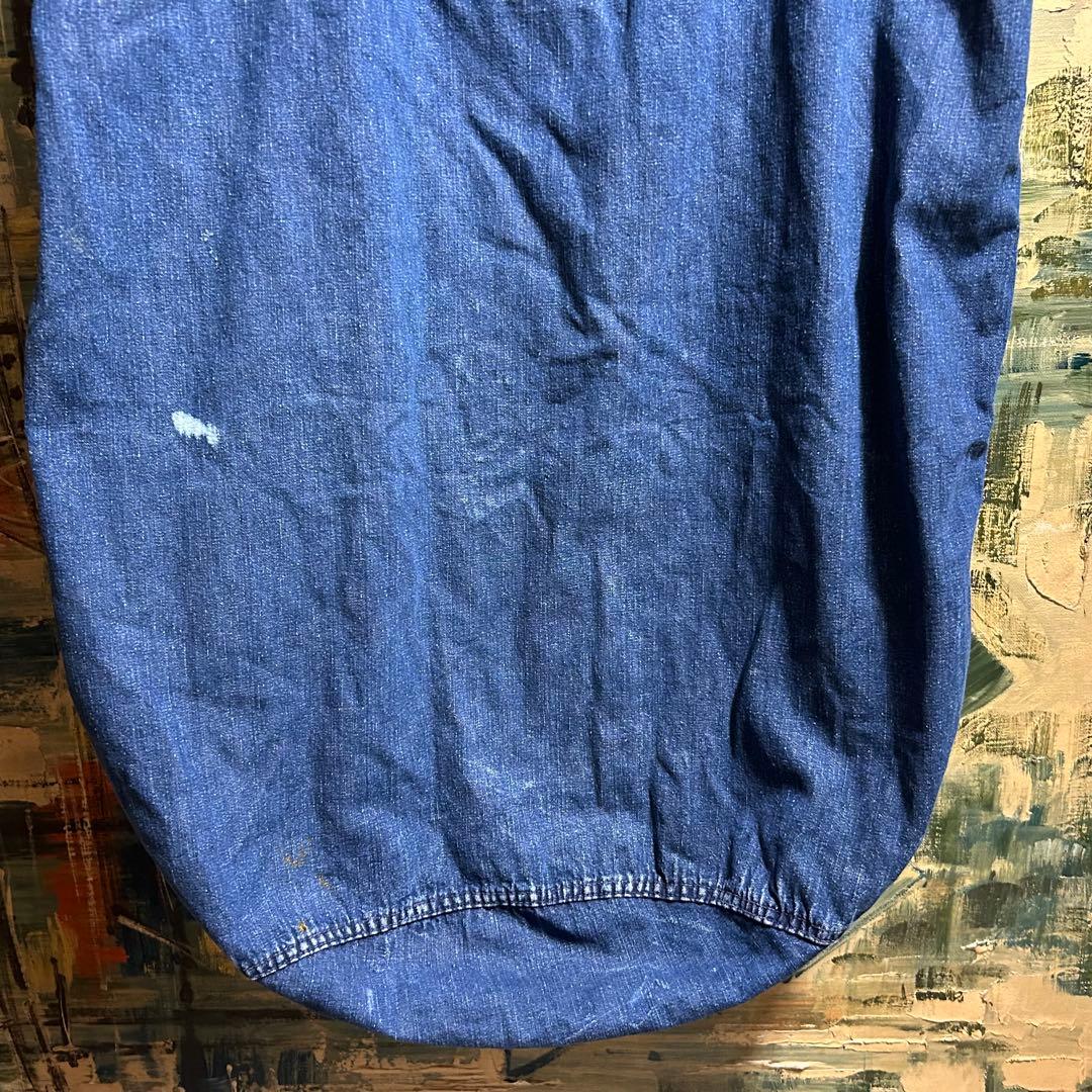 USミリタリー第二次大戦WWII 40’s デニムランドリーバッグ