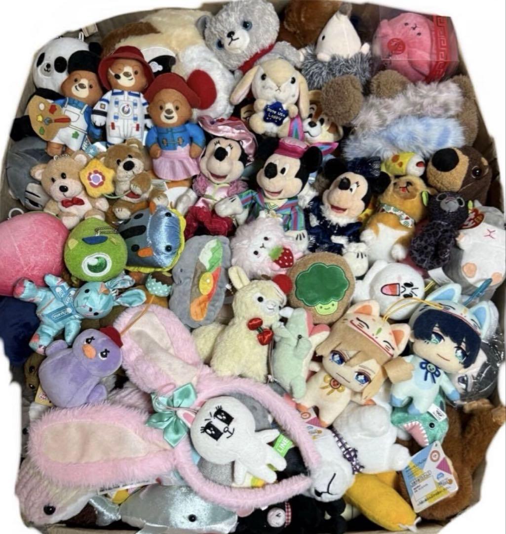 ノンジャンル　大量まとめ　ぬいぐるみ　マスコット 164点セット