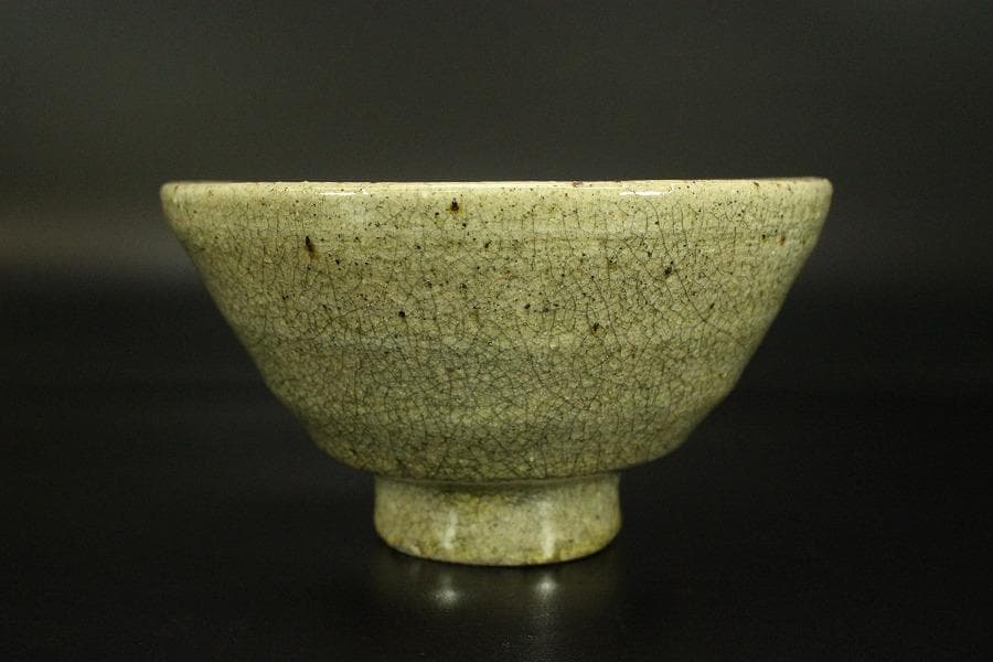 茶道具 高麗窯 高麗井戸茶碗 煎茶 箱入 (メ390)