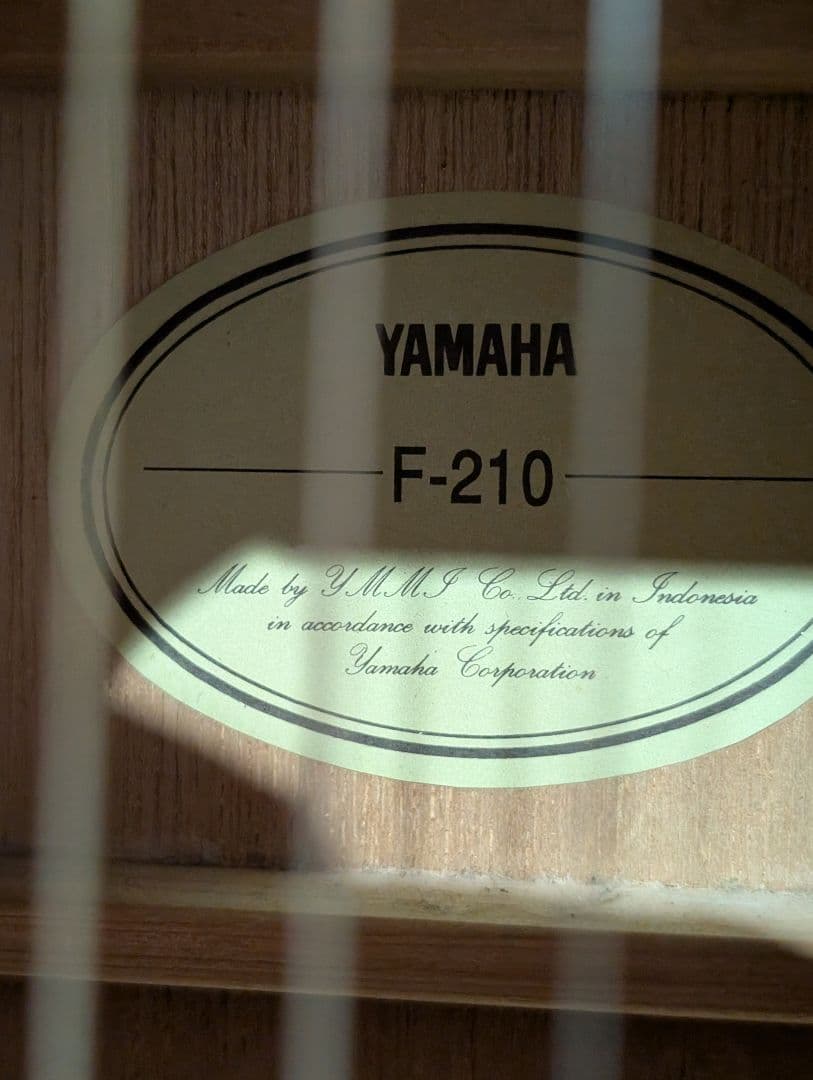 希少/良音/YAMAHA F-210 改チューナー付エレアコ 弦低め