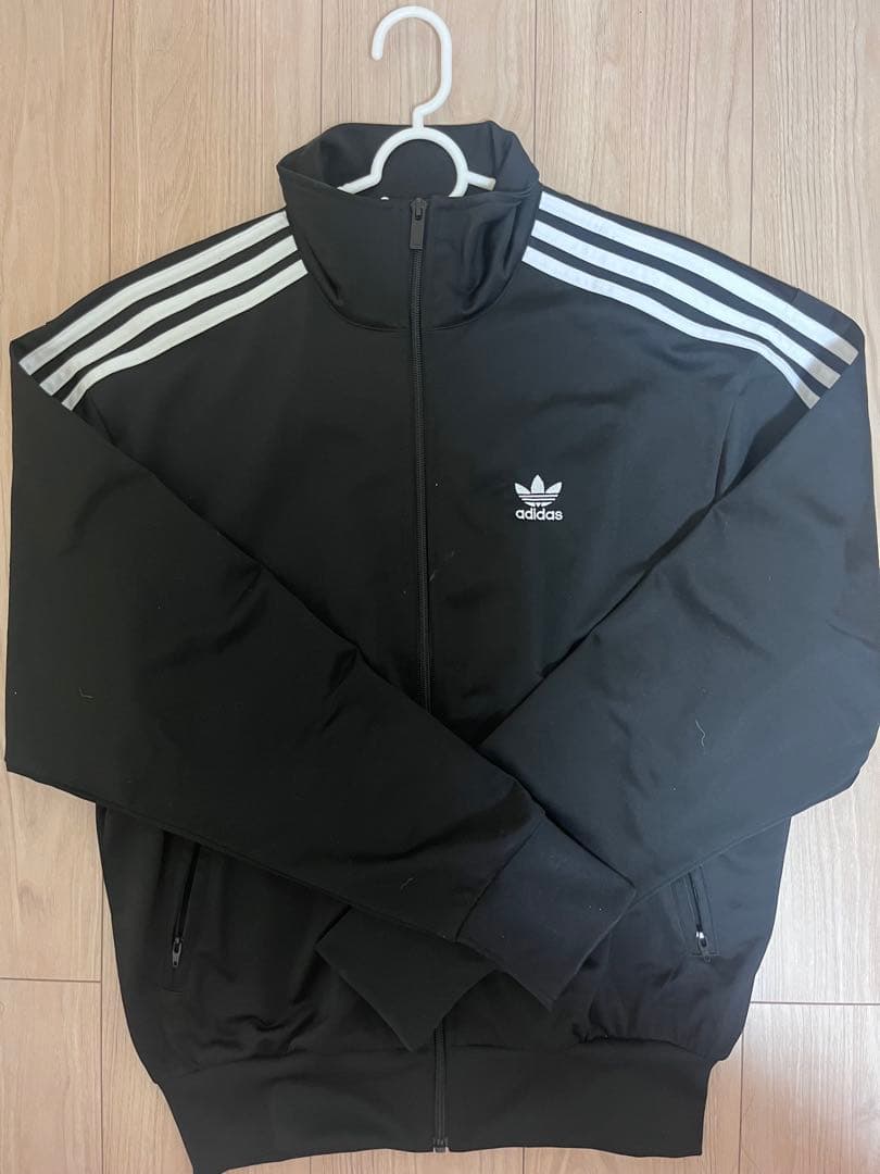 adidasファイヤーバードトラックジャケットブラックSサイズ
