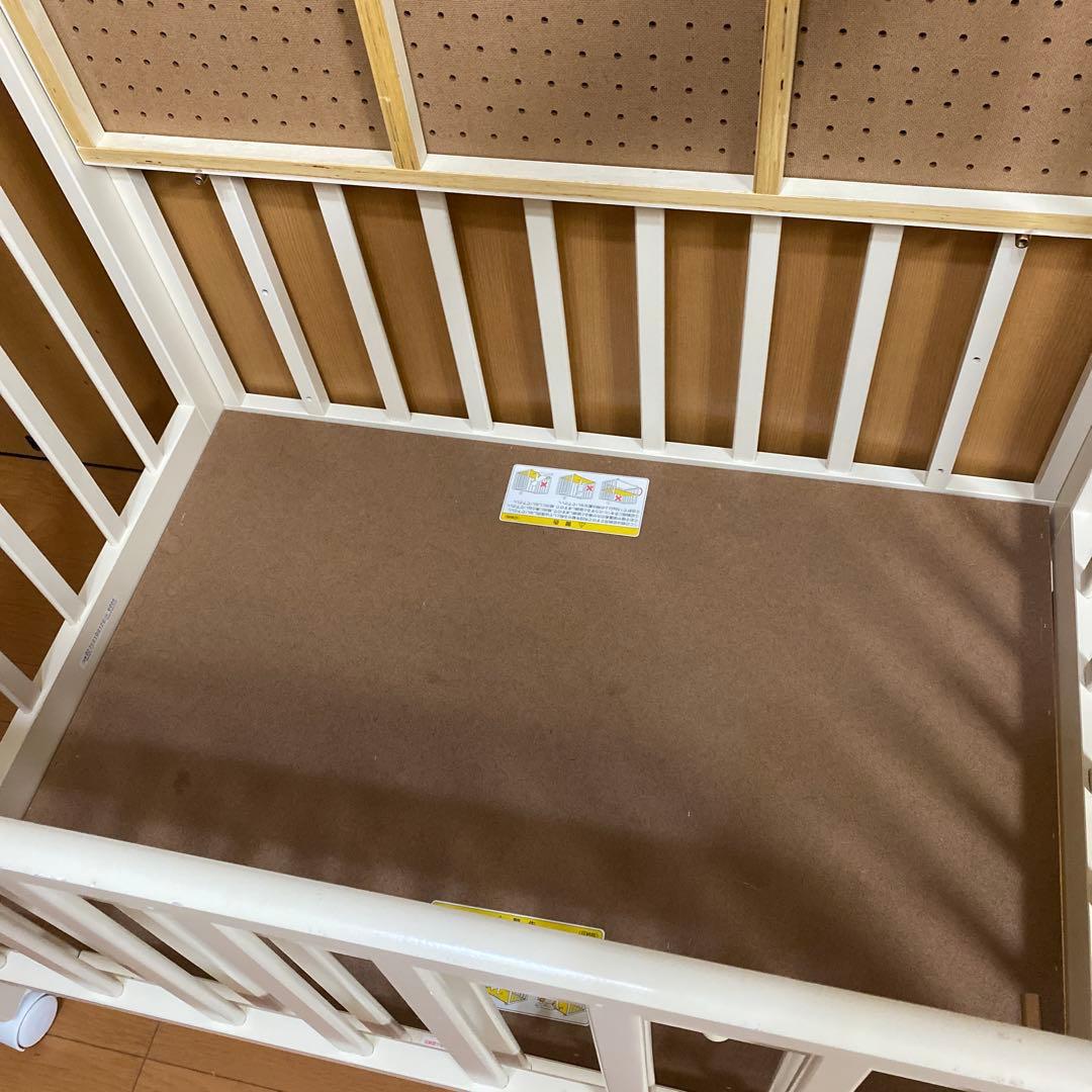 カトージ ベビーベッド ミニ立ちベッド プチバニラ 02356 直接取り引き可