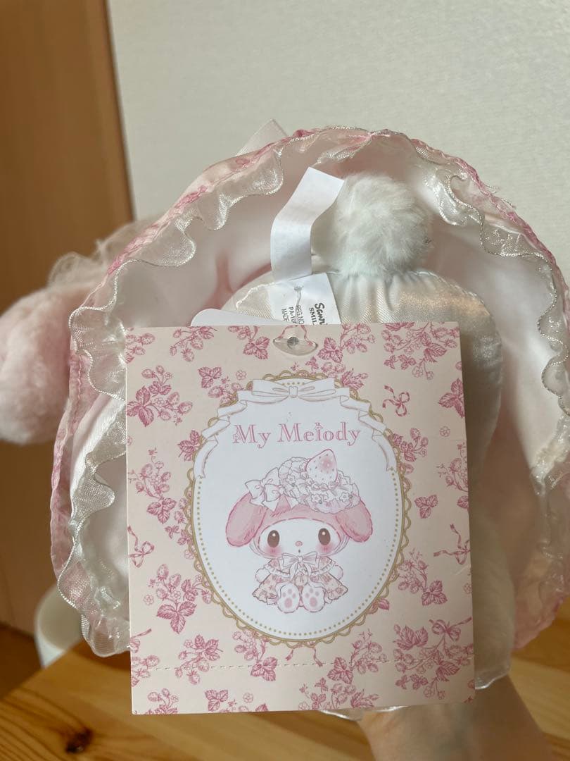 マイメロディ バースデードール 白いちごのティータイム ぬいぐるみ