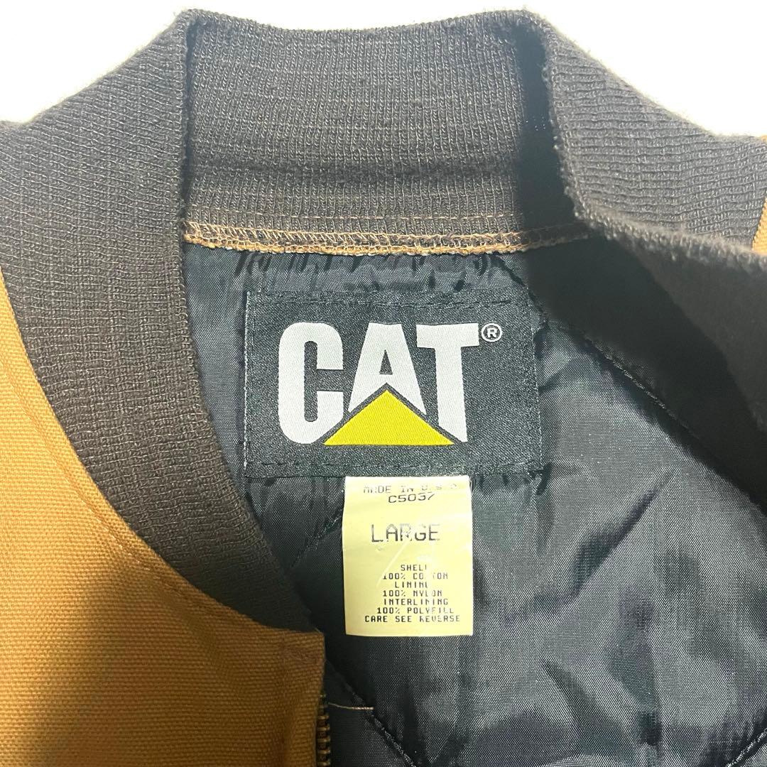 80s CAT CATERPILLAR キャタピラー ダッグベスト USA製