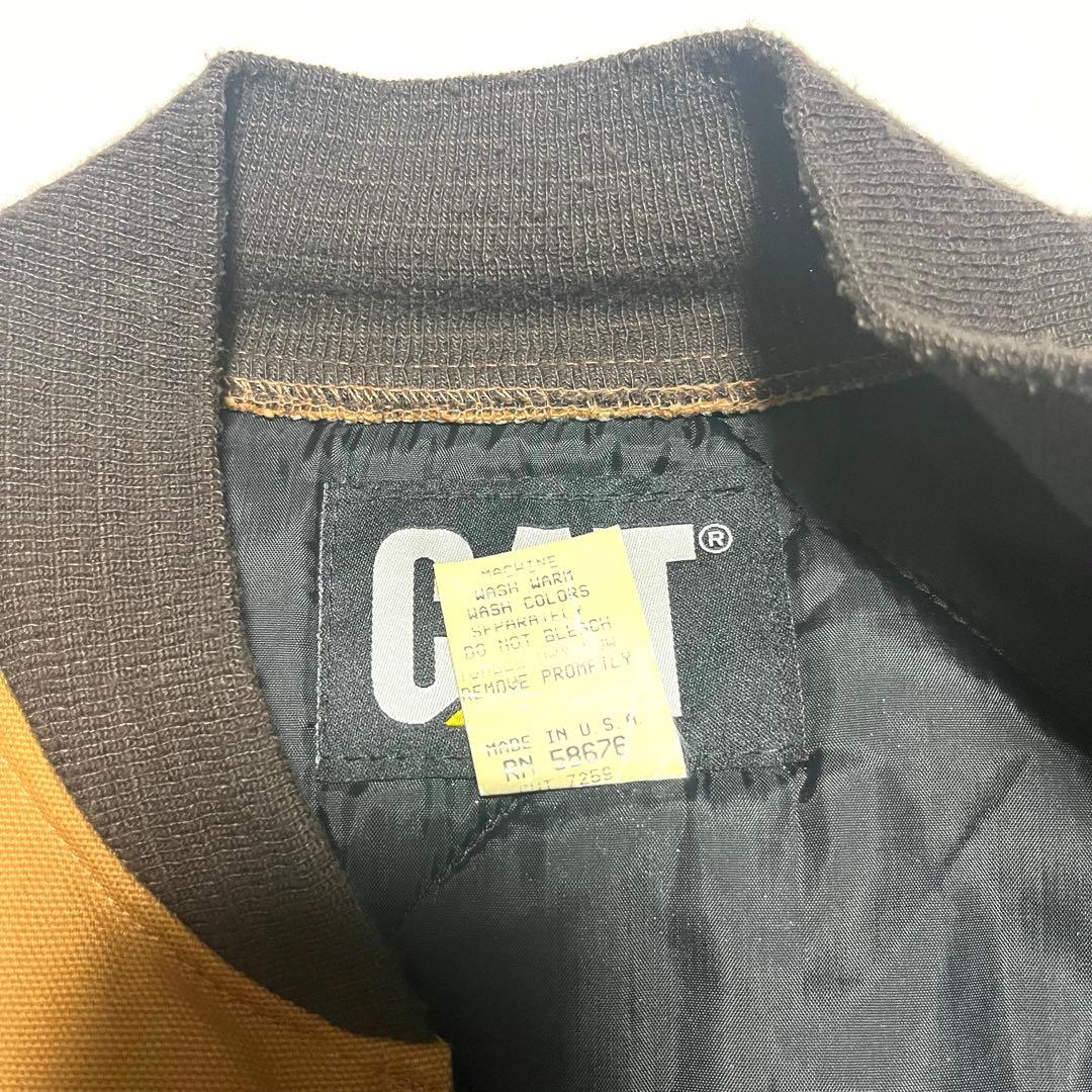 80s CAT CATERPILLAR キャタピラー ダッグベスト USA製