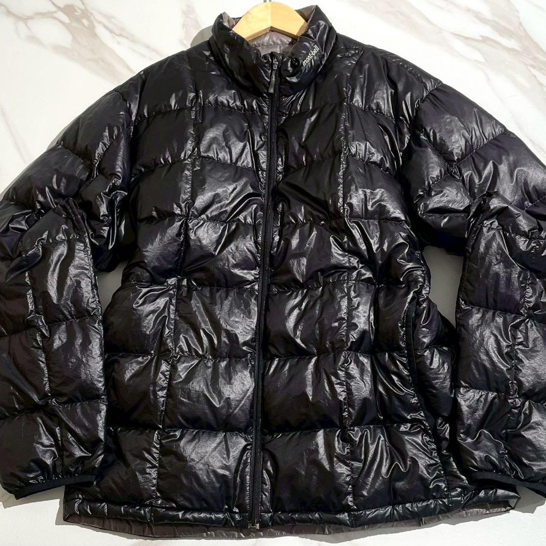 【XL】mont-bell モンベル ダウンジャケット キルティング 黒