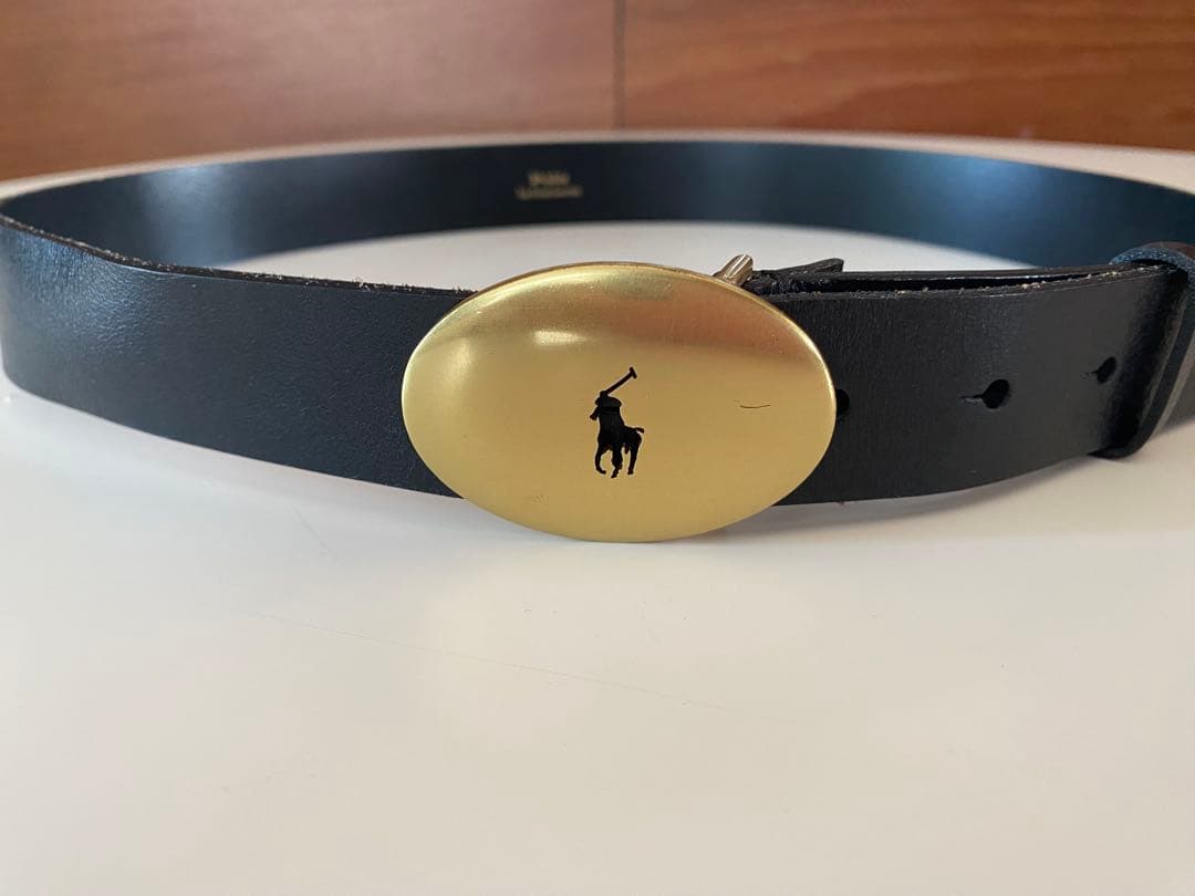 ポロラルフローレン　オーバルバックルベルト