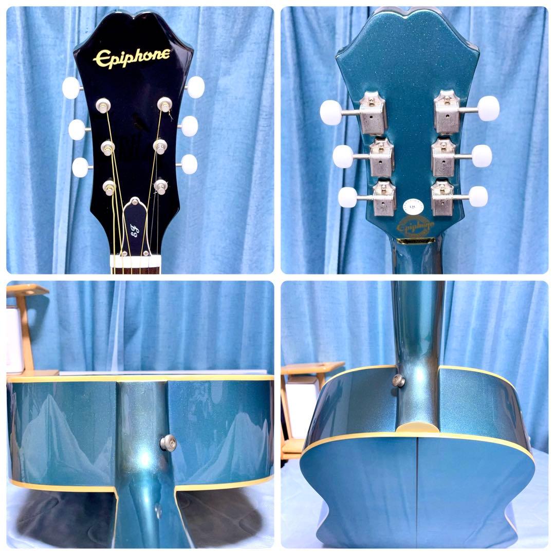【牛骨★ギブソン直系】Epiphone☆EJ-45S青【弾き易く調整☆新品弦】