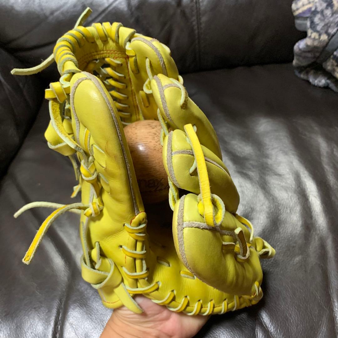 ミズノプロ　硬式内野手用グローブ　キップレザー