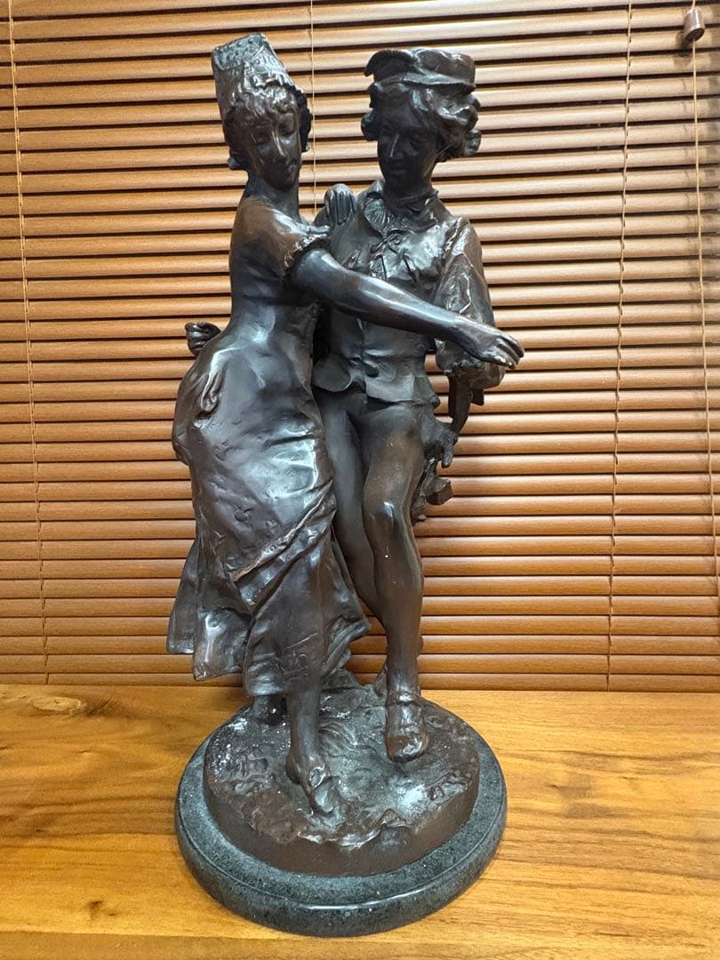 アンティーク　銅製　置物