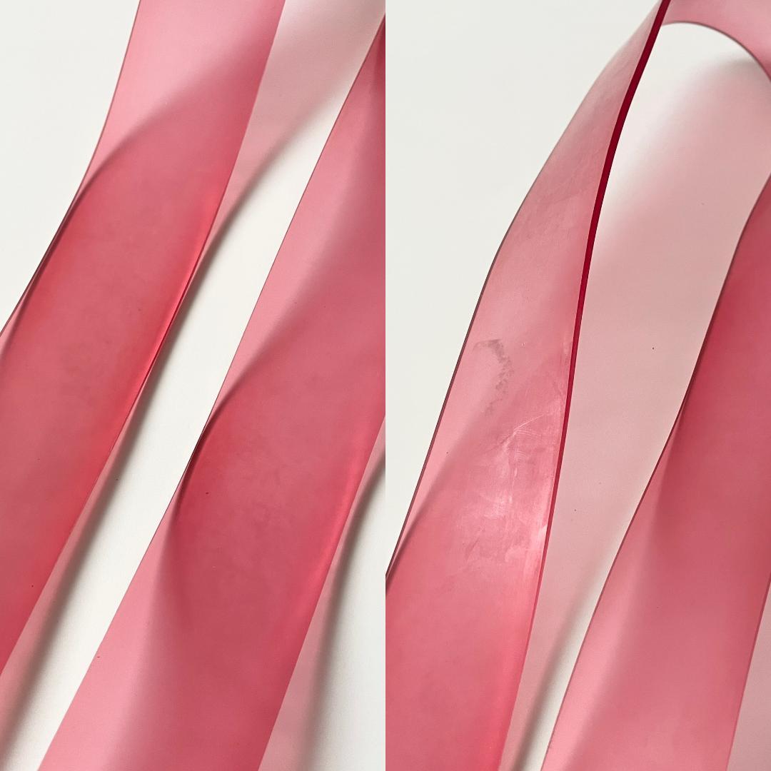 CHANEL シャネル 00C ラバー クリア ベルト ピンク ※コメあり