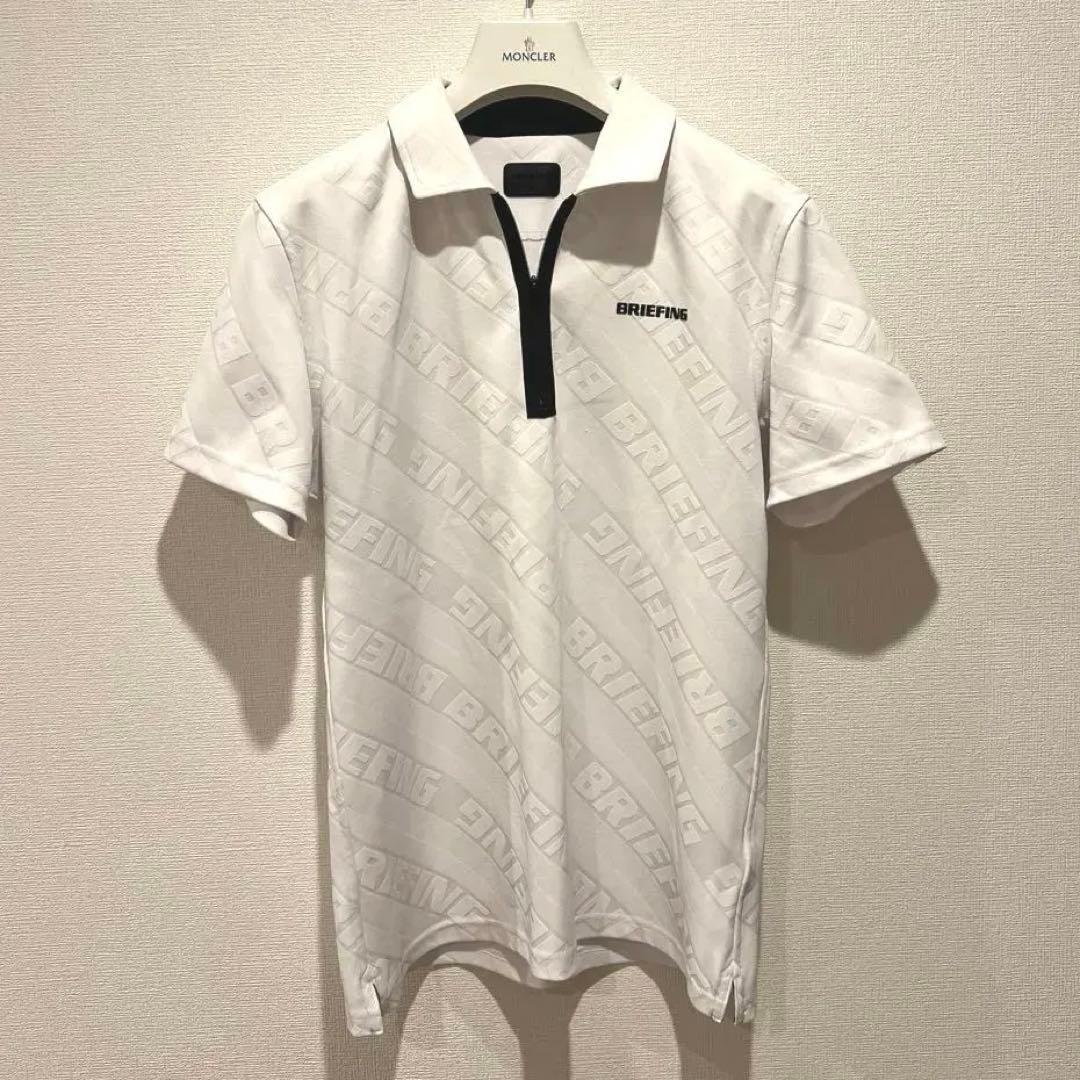 BRIEFING ホワイトポロシャツ メンズM