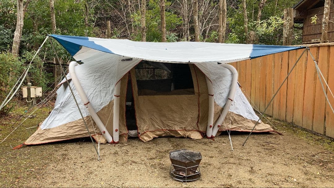 Quechua XL テント タープ　エアベッド　 ポンプセット