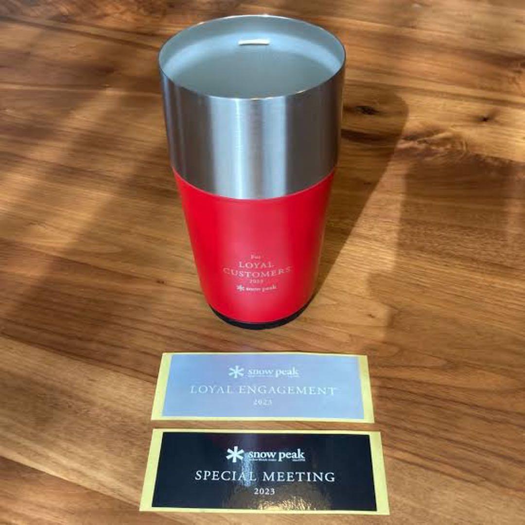 スノーピーク 限定カラー サーモタンブラー470 & ステンレス真空マグ300
