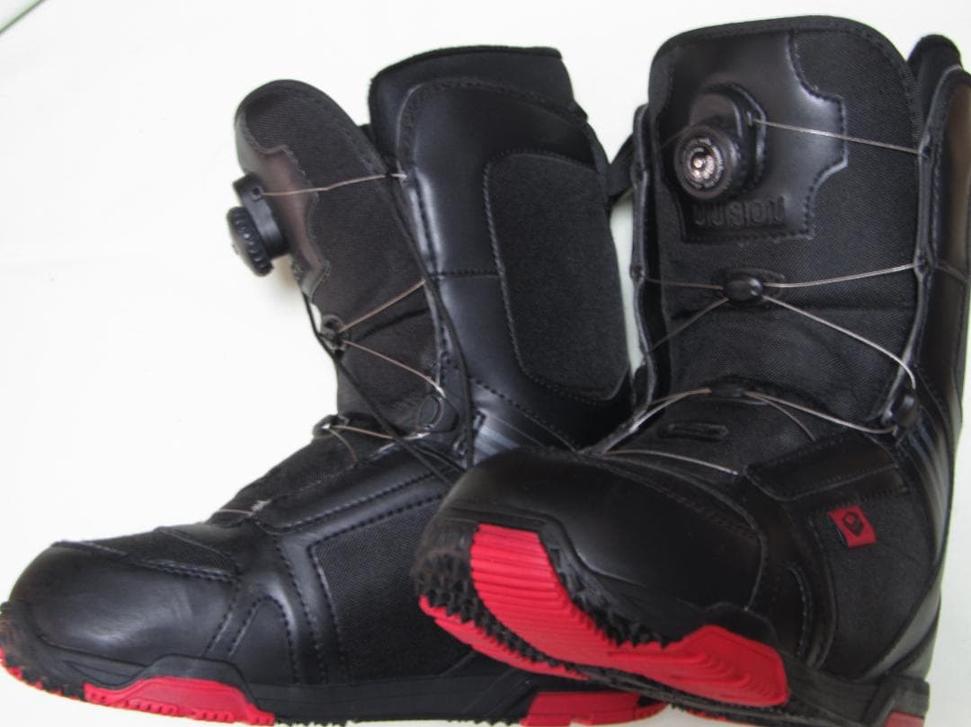 中古DIUISIONスノーボード28cmBOAボアダイヤルスノボブーツ黒メンズ男