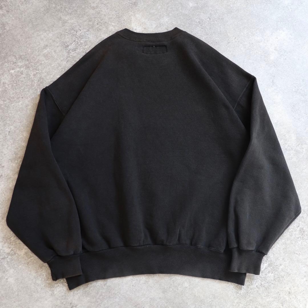 ハイコットン ブラック USA製 90s Russellラッセル スウェットXL