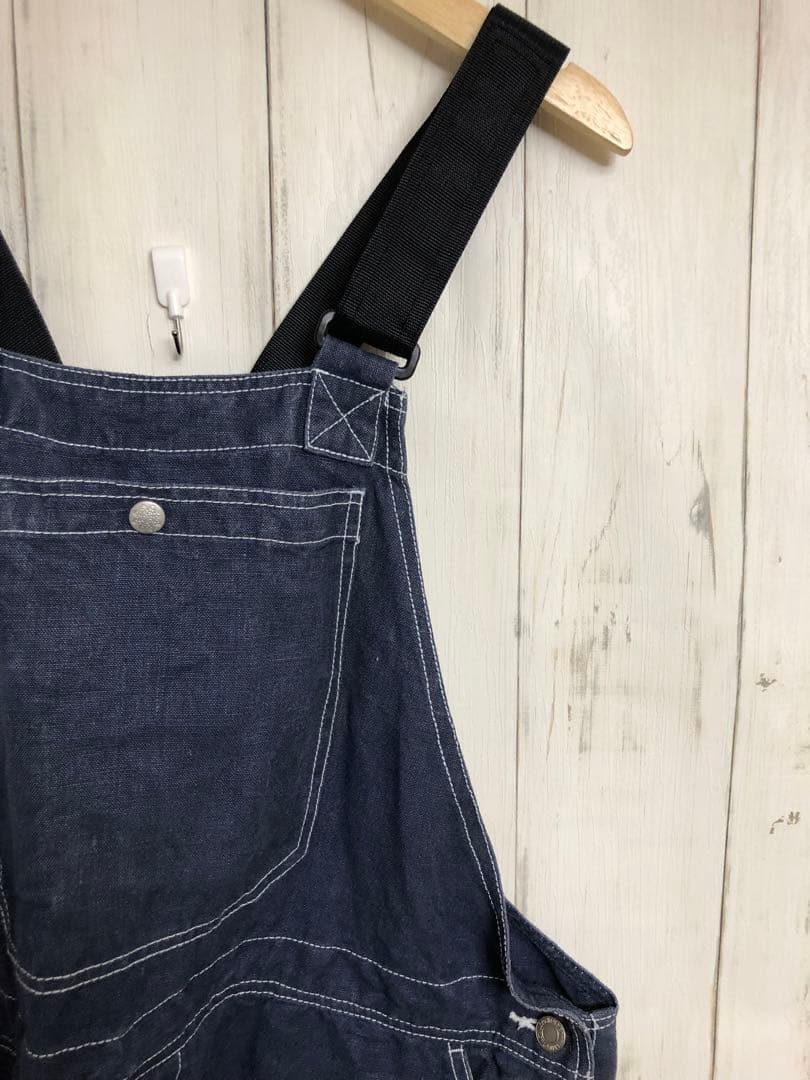 TOKYOHEMPCONNECTION HEMPオーバーオール ネイビー L