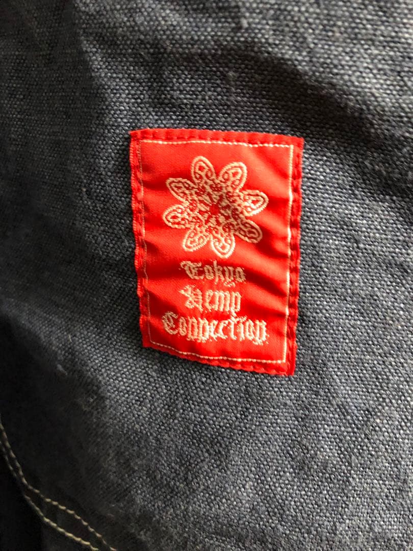 TOKYOHEMPCONNECTION HEMPオーバーオール ネイビー L