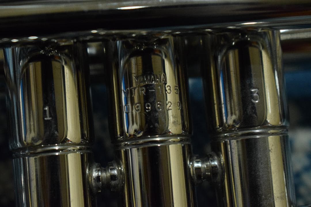 YAMAHA YTR-135 音出し確認済み ハードケース付属 ニッケルメッキ