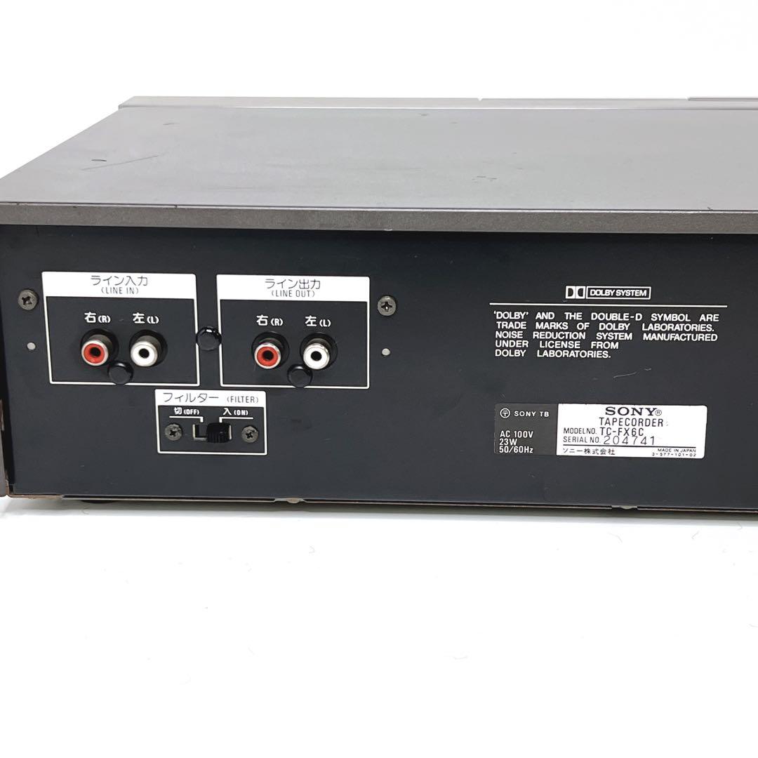 【美品・動作品】 SONY TC-FX6C カセットデッキ ソニー