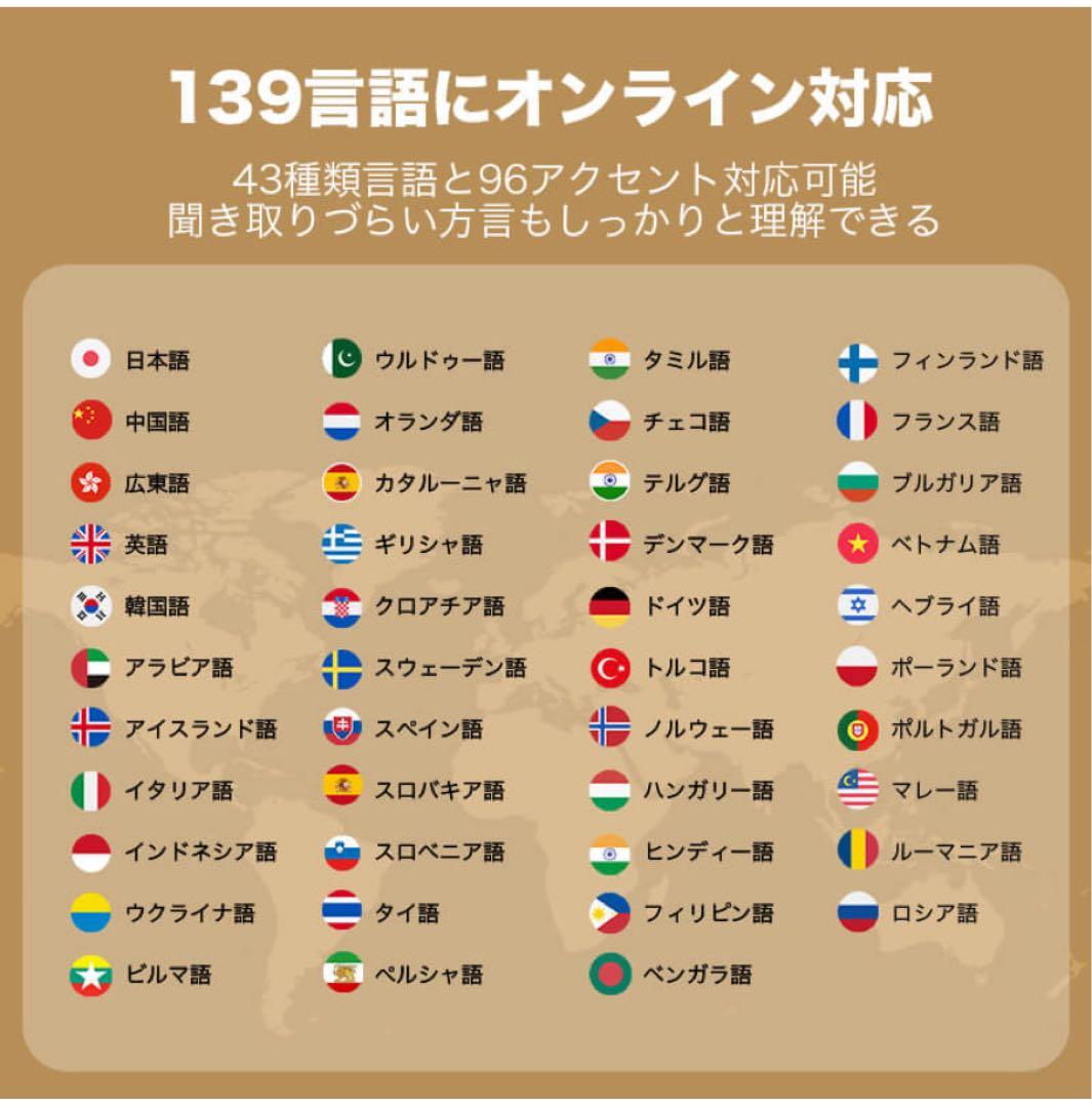 Timekettle W4 Pro 翻訳機 通訳機／オフライン対応／5年保証付き