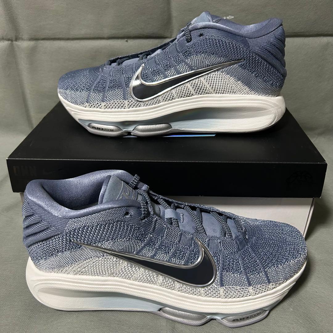 ナイキ　GTハッスル3 グレー　ブルー　ブラック　ホワイト　黒　白　青