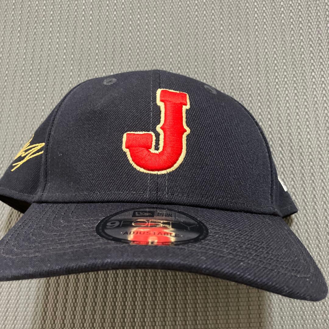 侍ジャパン　野球日本代表　大谷刺繍サイン　ニューエラ　ベースボールキャップ