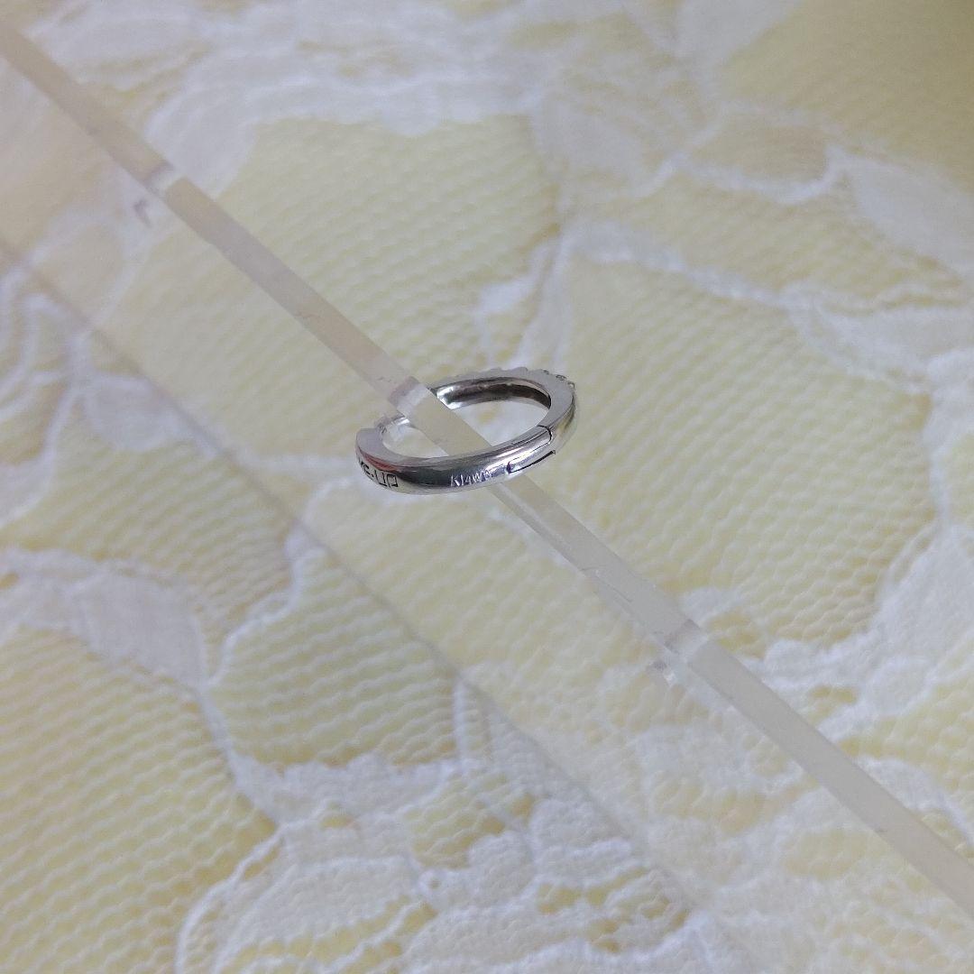 【TAKE-UP】K14WG ダイヤフ－プ 　ピアス(片耳)