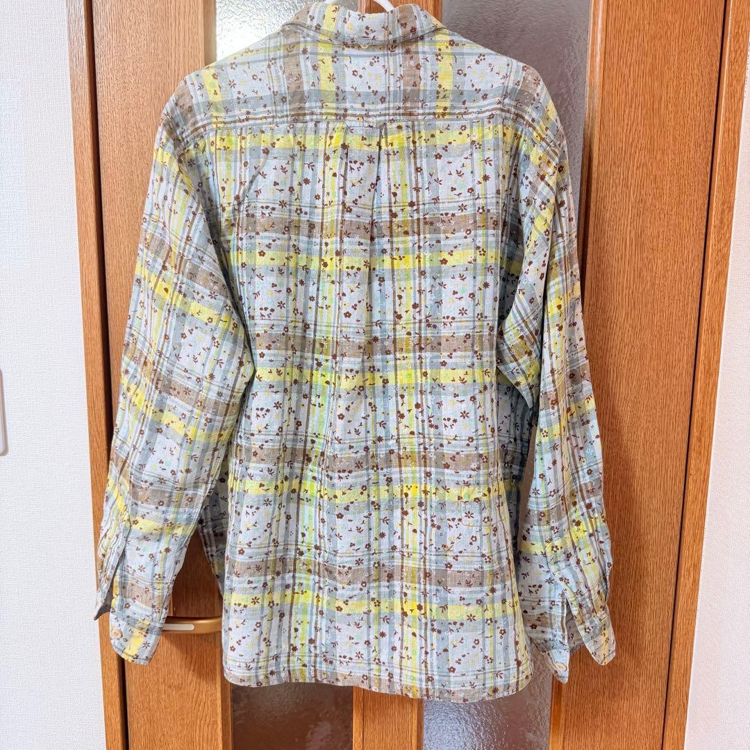 45R フォーティファイブアール 麻100％ シャツ 長袖 美品