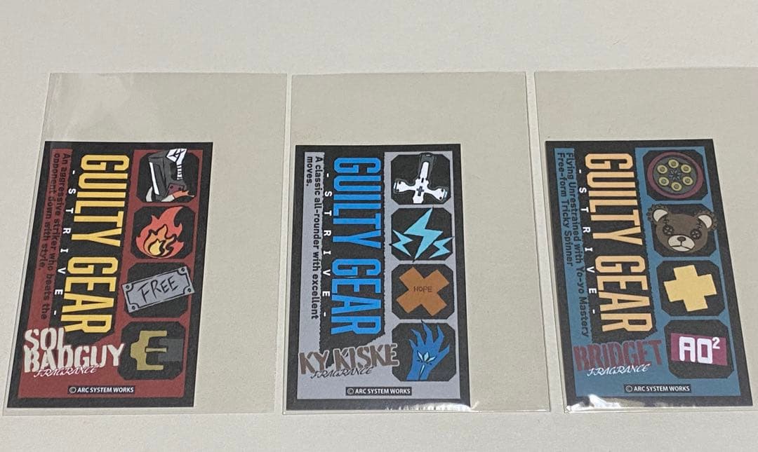 GUILTY GEAR ギルティ 香水 ムエット ソル カイ ブリジット