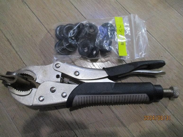 グロメットプライアー　ハトメ１２ｍｍ用