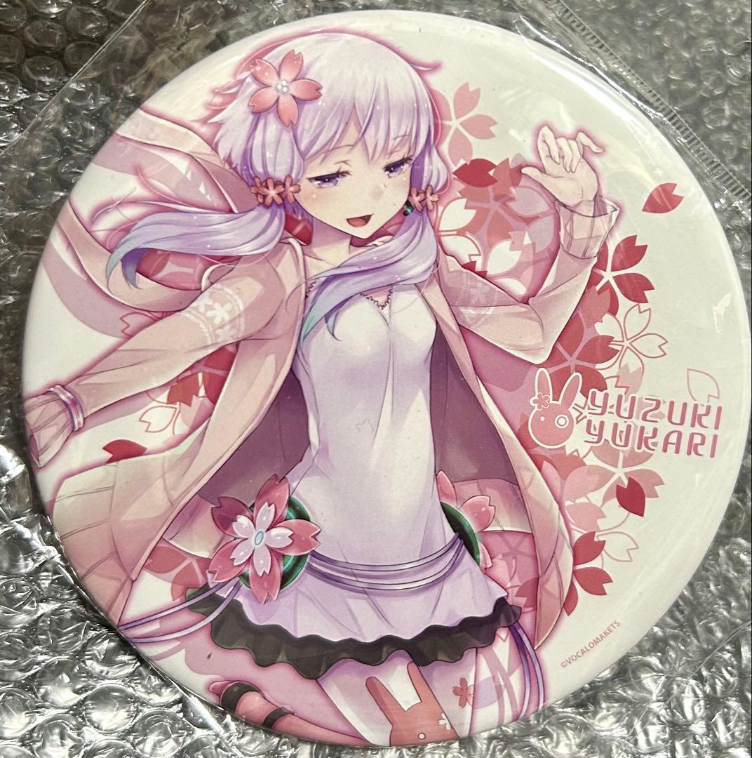 結月ゆかり　BIG缶バッジ　VOCALOID