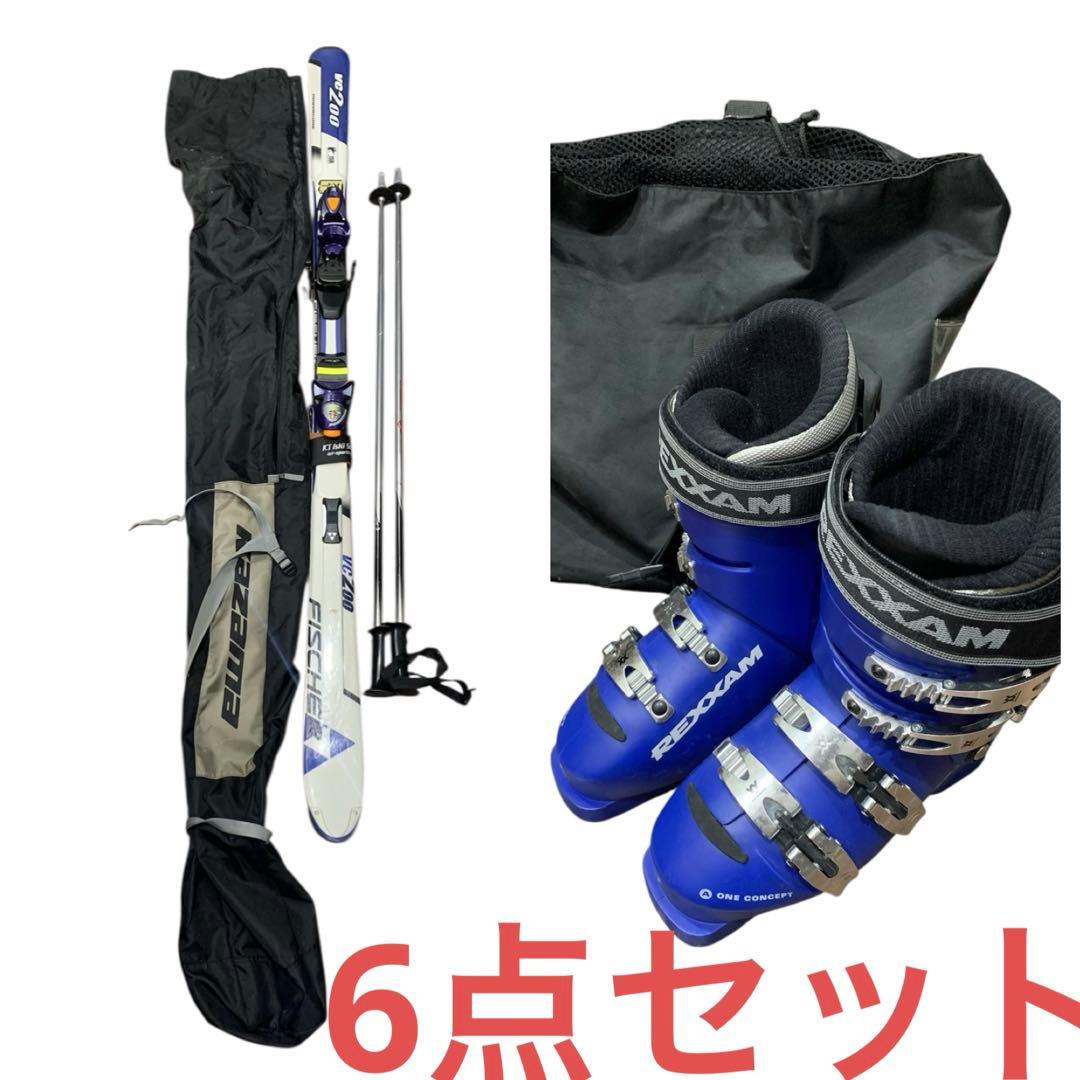 6点 フィッシャー スキー板 ロシニョール ビンディング レクザム スキーブーツ