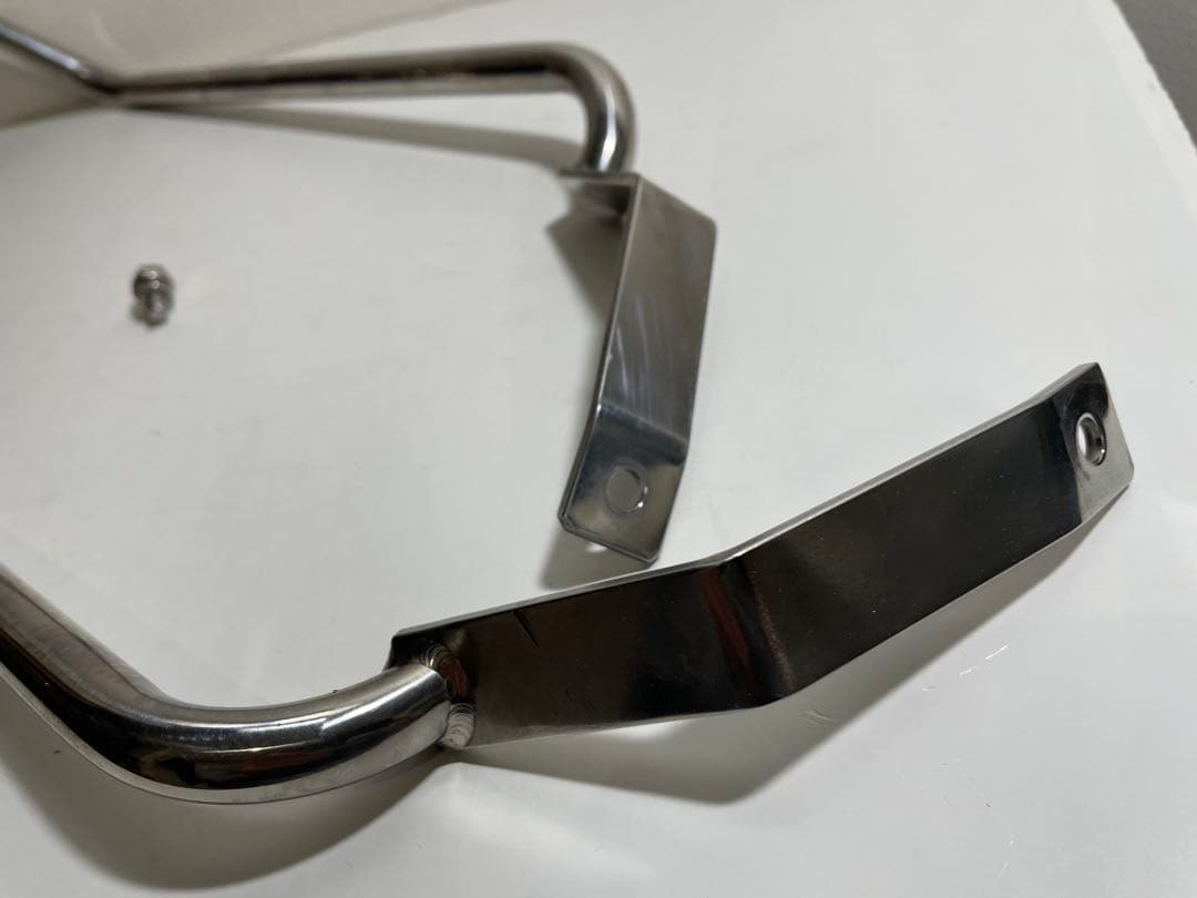 SR400 シムズクラフト クラシカルフェンダー サイドバッグサポートバー