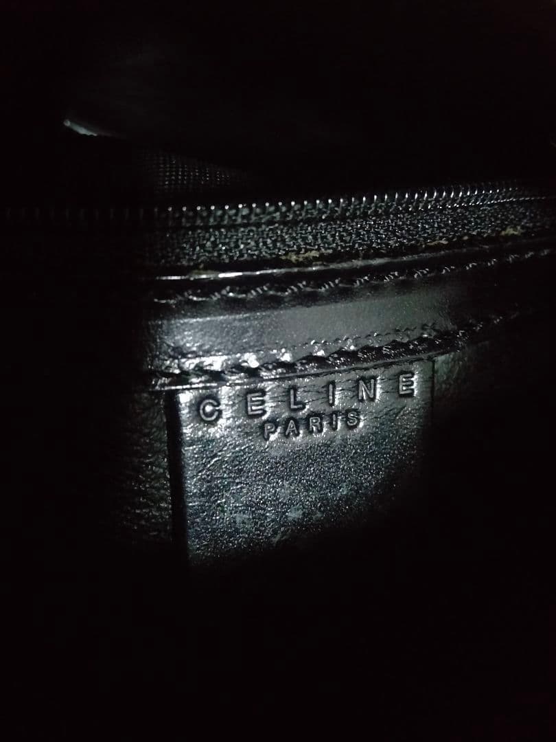 セリーヌ マカダム ブラゾン柄 円筒型 ブラウン レア 希少 美品 匿名配送