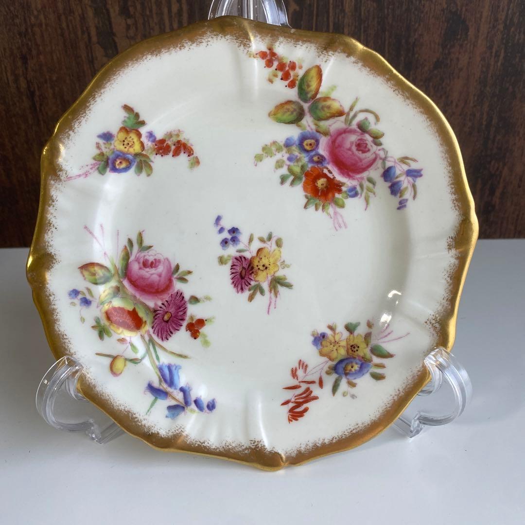 イギリスアンティーク　ハマースレイ ロントン　ドレスデン スプレイ トリオ