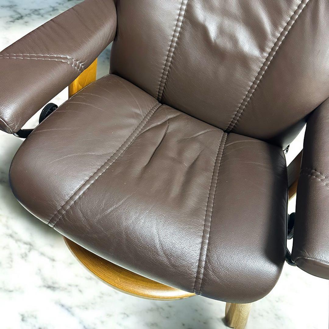 【極美品】EKORNES コンサル M ストレスレスチェア＆オットマン