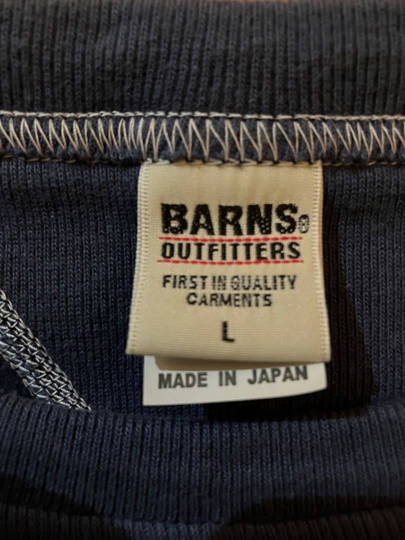BARNS OUTITTERS ネイビー トレーナー Lサイズ