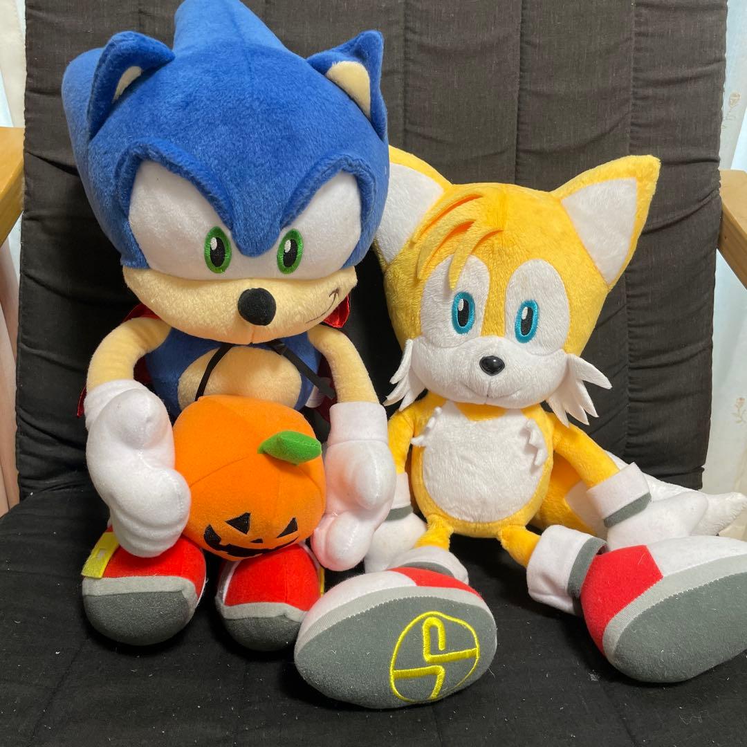 【非売品】お台場 SONIC CITY 景品 ソニック＆テイルスぬいぐるみセット