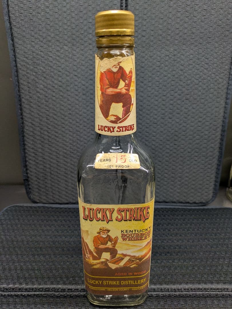 空き瓶 LUCKY STRIKE 15年バーボンウイスキー