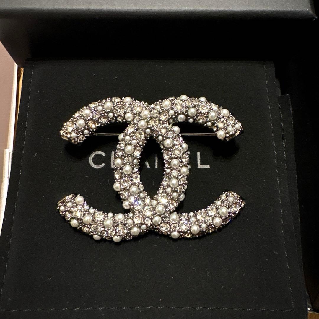CHANEL シャネル BROOCH ブローチ パール