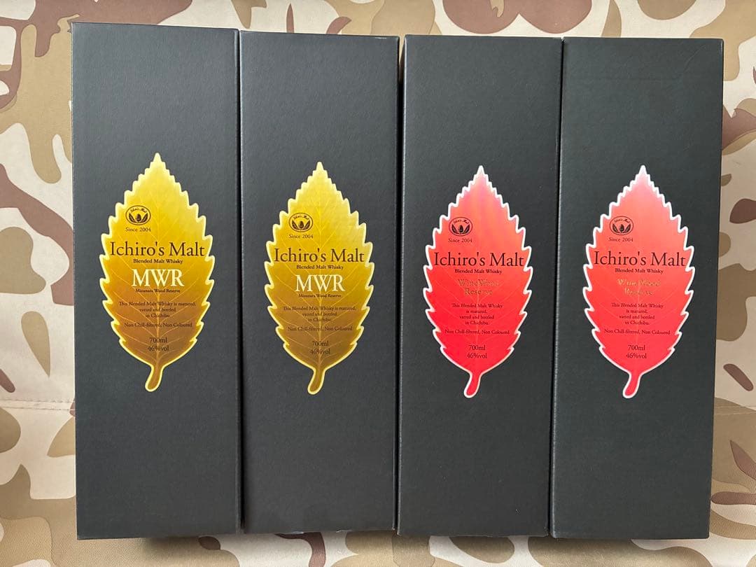イチローズモルト　ミズナラ　ワインウッド　計4本