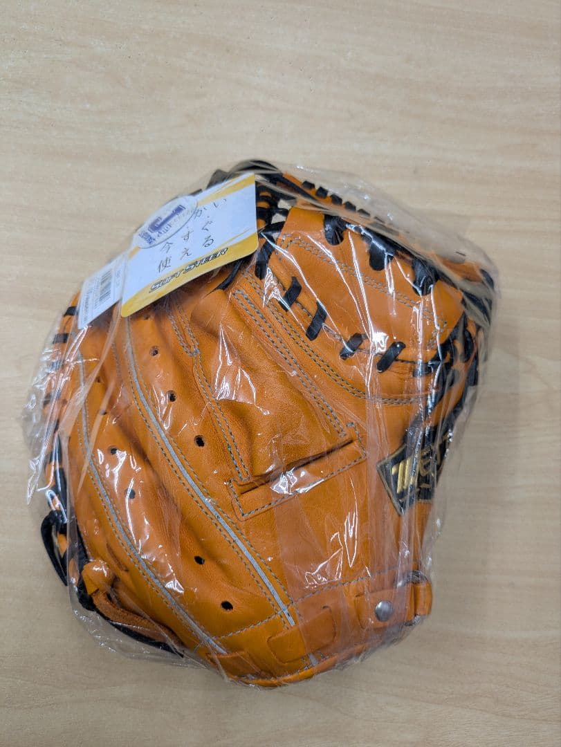 ZETT 少年軟式野球 キャッチャーミット　オレンジ