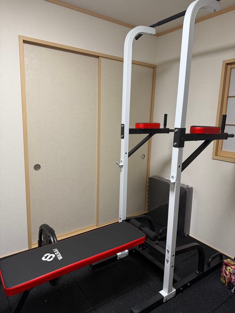 【極美品】【希少】WASAI 懸垂マシン ベンチプレス付き