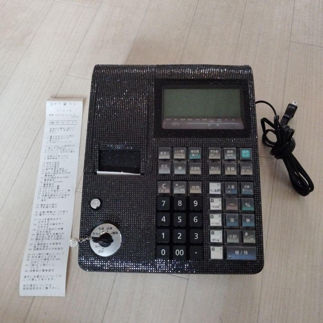 CASIO レジスター NL-300 電子店名スタンプ RAC-10付き　鍵あり